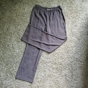 NWT $79 CHICO'S TRAVELERS COLLECTION DARK TAUPE CR